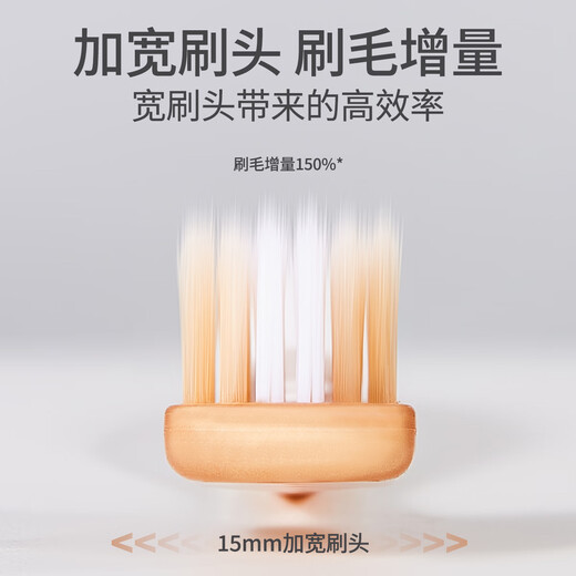 HERM S wide-head soft-bristle gum-protecting toothbrush Sam's same style adult ultra-fine tooth cleaning home oral cleaning high-end card package Sam wide-head toothbrush / 6 pieces