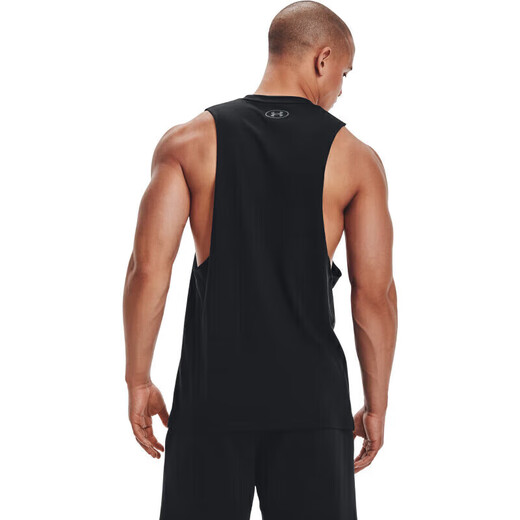 安德玛（UNDERARMOUR）春夏Sportstyle 男子训练运动背心1329286 黑色001 M