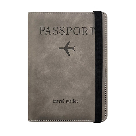 RFID PASSPORT BAG PU Leder Multifunktion können SIM-Karten-ID-Vorhautabdeckung Passport-Clip-Reisetasche schwarz ** 22,5 15 2 cm halten