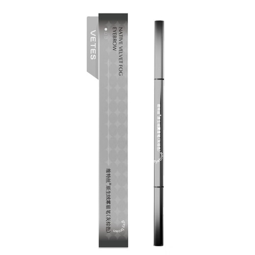 Vitex ultra-fine double-headed gray-brown eyebrow pencil waterproof and sweat-proof, non-fading, non-smudged wild eyebrow men's and women's eyeliner silkworm pen