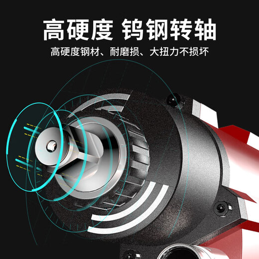 Oluxun customized industrial-grade pneumatic wrench small air cannon machine 1/2 inch large torque auto repair wrench trigger pneumatic tool Professional version 2100 torque 3890 model Standard configuration