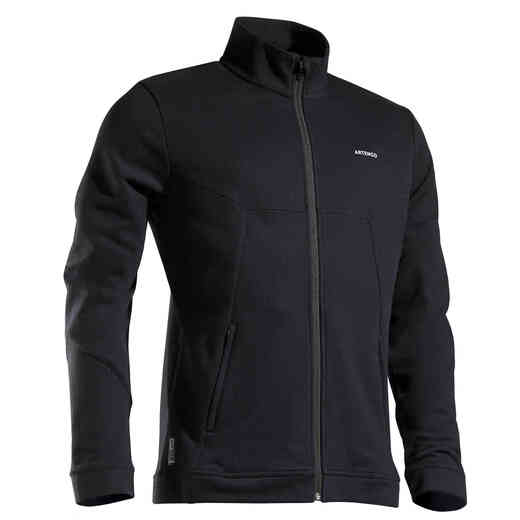 迪卡侬（DECATHLON）运动外套男士跑步风衣加绒长袖立领卫衣夹克SAJ1 初秋透气款-蓝白色 S 170