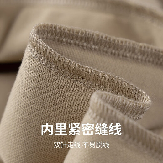 与狼共舞POLO衫男夏季简约休闲冰丝老虎满印短袖polo上衣男 701卡其 L 175/92A
