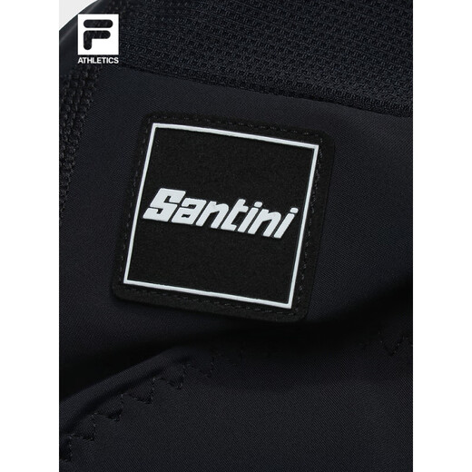 Pantalones de ciclismo de hombres Fila 2025 Summer Nuevo estilo Bicicleta Sports Consejados apretados Shorts Dark Black-Bk XL 180/88a