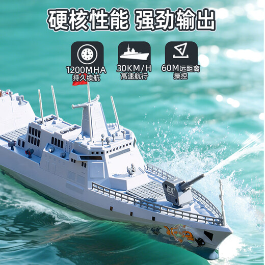 
2025 new high-power water electric remote control ship toy aircraft carrier warship model can be launched into the submarine. Gray [6-axis gyroscope-fixed air pressure] stunts [1 set of rechargeable batteries] + remote control battery + charging