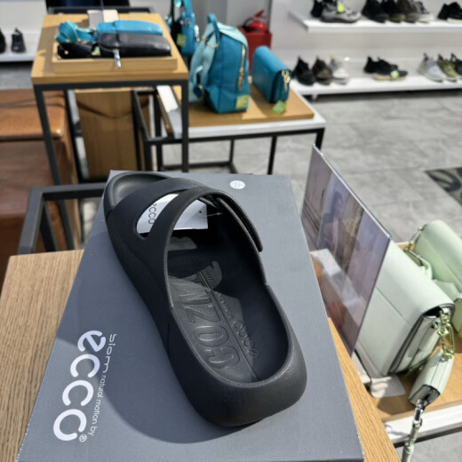 爱步（ECCO）男女鞋凉鞋情侣款夏季厚底休闲扣带露趾凉拖鞋科摩524104 524104/11981紫-女鞋 36