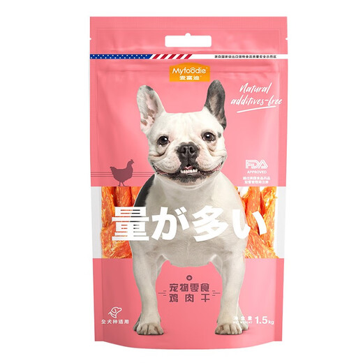 Maifudi has a lot of chicken and duck breast jerky 1.5kg Teddy Golden Retriever Dog Training Chicken Roll Sweet Potato Dog Snacks Large Bun Jerky 1.5kg