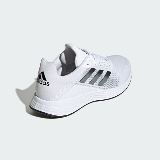 Adidas Running Shoes Herrenschuhe 2025 Sommer Neuer schockabsorbierender und atmungsaktiver Sportschuhe Mesh Leichte schwarze Freizeitschuhe JQ9715 Weiß 39 (240 mm)