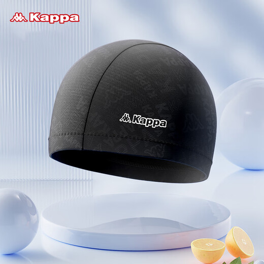 
Kappa (Kappa) swimming cap for men and women comfortable cloth swimming cap fashionable ear protection head non-stick hair swimming cap