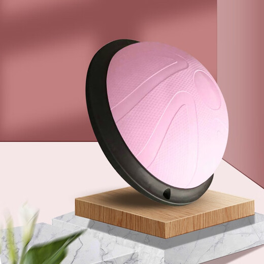 Mentojia Wave Speed Ball Semi-circular Balance Ball Thickened Yoga Fitness Ball Pilates Foot Home Training Fitness Equipment Classic Gray