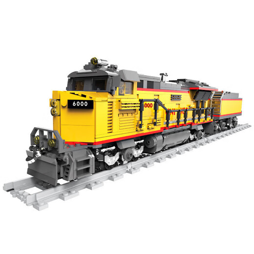 Deke DK80019 Modelo de trenes Versión de potencia ORNAMIOS Niños Bloques de construcción chinos Juguete Regalo Deke 80016 BR01 Train 1177 gránulos [Fino