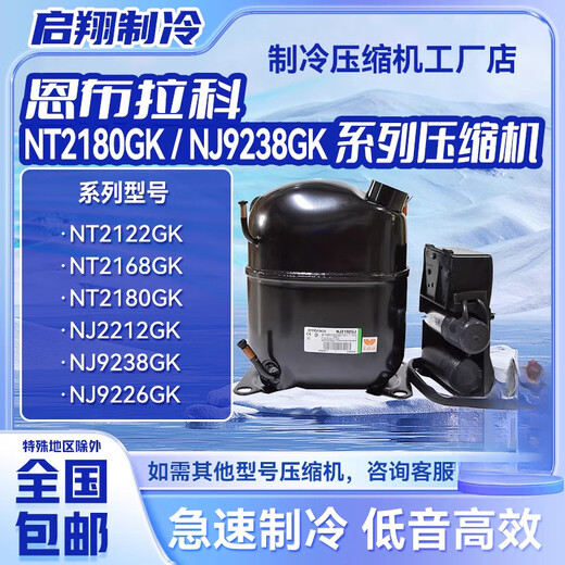 恩布拉科NT2180GK/9226/9232E/NJ9238GK/2192/NT2212全新恩布拉科压缩机~ NT2178GK