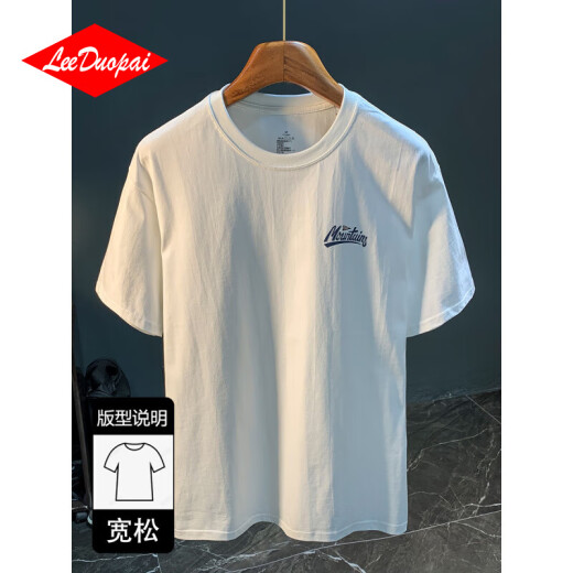 Camiseta de manga corta Nadolpai (Lee Duo PAI) para hombres en verano delgada de alta gama alta en el cuello redondo con cuello redondo versátiles versátiles versátiles topes negros [mshe1506 negros] M adecuados para 115-130jin [Jin equivale a 0.5 kg]