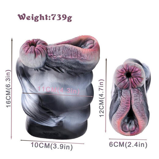 Silicone Animal Vaginal Fessages inversés Aircraft Cup de masturbation animale mâle Dispositif pénis de pénis Curiosity Cup Sex Toy 6189 Zebra Silicone