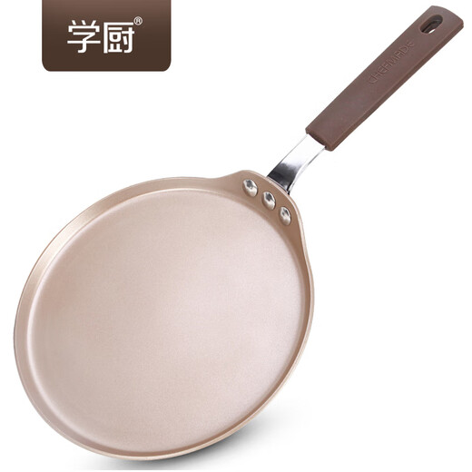 学厨【新品】6寸8寸不粘薄饼班可丽饼鸡蛋煎饼果子煎锅平底锅家用烘焙 WK9738-班戟煎盘【复合底】 8寸