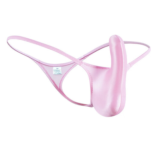 Ttpmer Herren -Tanga JJ Aufgedreht seidige sexy glänzende Männer blau t Hosen elastische Taille anregen Unterwäsche Herrenmondnacht schwarz m