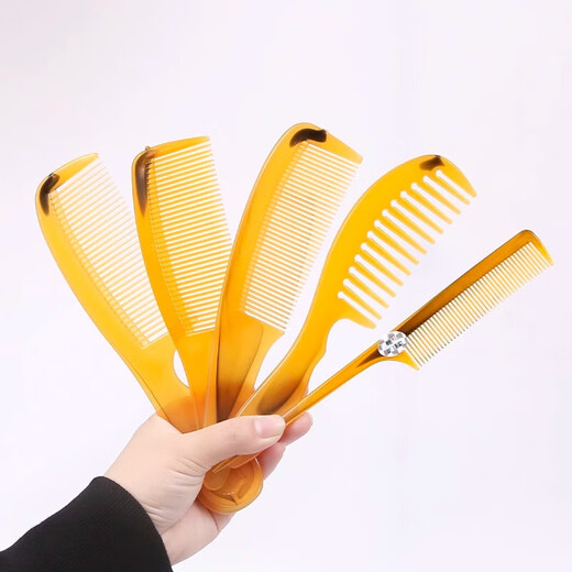 Pet life beef tendon comb long hair wooden comb for hair smoothing household anti-static cat and dog comb 2 combs - beef tendon type