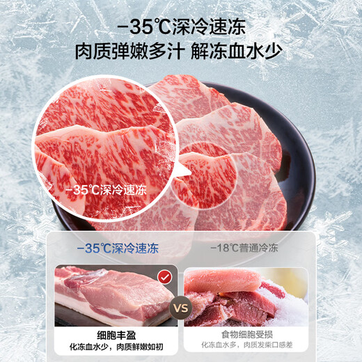 Hisense 300-liter single-temperature household freezer first-class energy efficiency frost-reducing deep-freezing quick-freezing refrigeration freezer BD/BC-300S1HNKQD national subsidy