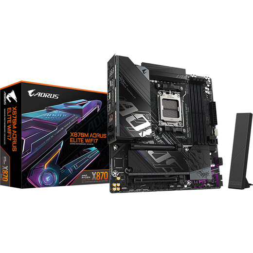 GIGABYTE AMD X870E/X870I AORUS large board/ITX motherboard supports new R7 9800X3D/7800X3D/9700X/R5 9600X X870M A ELITE AX Xiaodiao WiFi