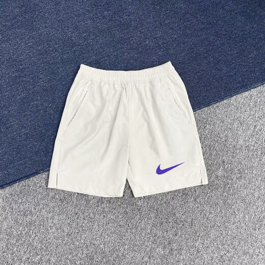 NBA VIBE-NIKE夏季薄款冰丝运动短裤男士梭织速干宽松休闲健身训练篮球四 【白色】983-粉 S