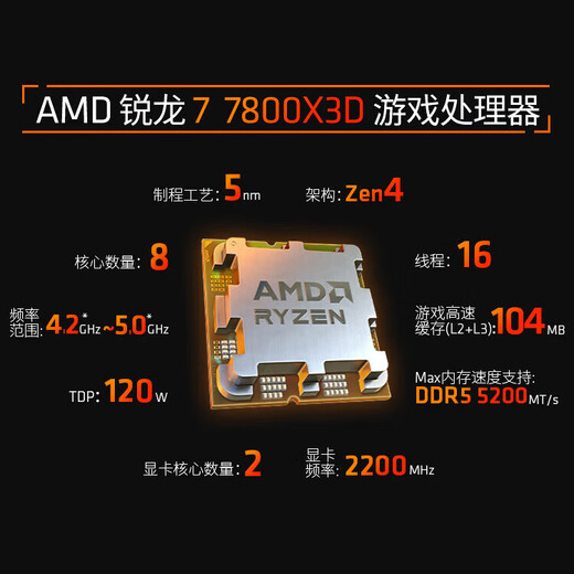 Gigabyte AMD Ryzen 7800X3D/RTX5070/RX 9070XT/RTX5070Ti/Mainstream e-sports game live broadcast design AI drawing Black Monkey 3A host computer complete machine with 3 7800X3D/5070/32G/1TB