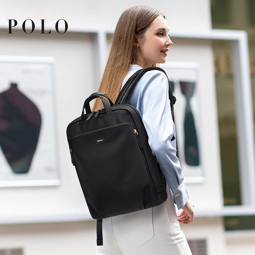 Mochila de polo para mujeres con gran capacidad viaje de negocios mochila de 15 pulgadas nuevo estilo de ocio