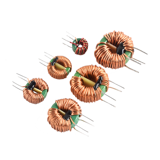 Zejie common mode inductor 470uH2.2/5/10/20/30mH magnetic ring plug-in ring power filter EMC inductor coil 18*10*7-30MH-0.7 line 4A No Specifications