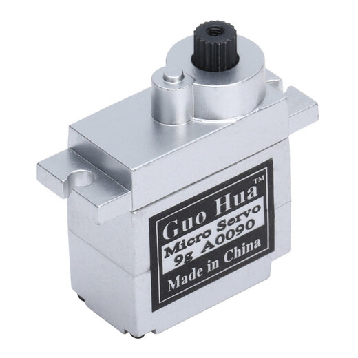 Guohua metal shell high torque 9g digital digital steering gear all metal gear car ship model aircraft fixed wing robot 9g digital steering gear 180 all metal with load blocking protection