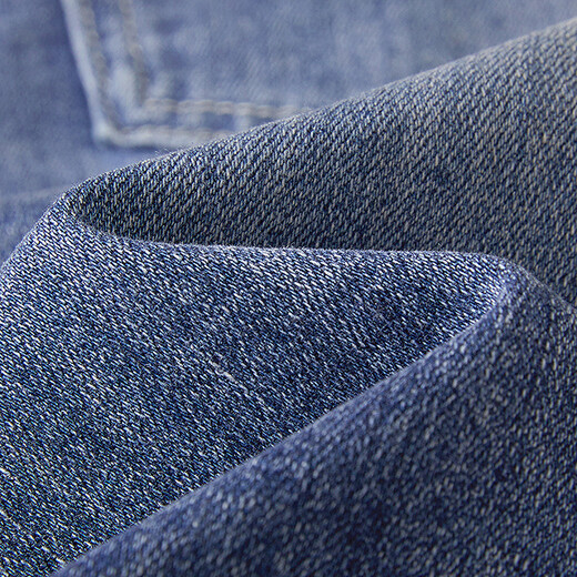 Dialog Einfache schlanke neun-Punkte-Jeans für Frauen 2025 Herbst neue kleine lässige Pendlerstifte Fußhose Denim Blue 27