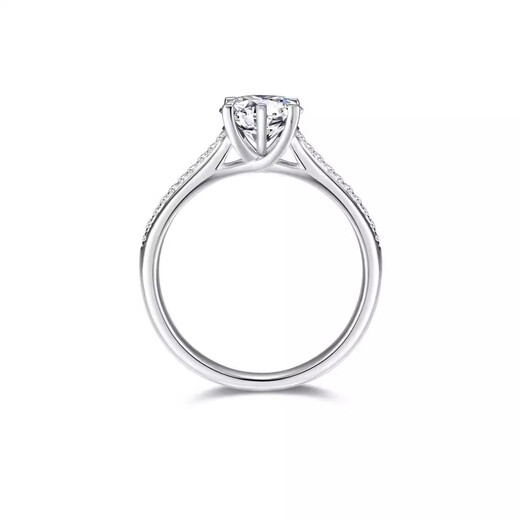 I Do platinum pt950 diamond ring for women gypsophila 1 carat cultivated diamond Starlight Queen wedding ring proposal for wife and girlfriend Starlight Queen 1 carat diamond No. 13