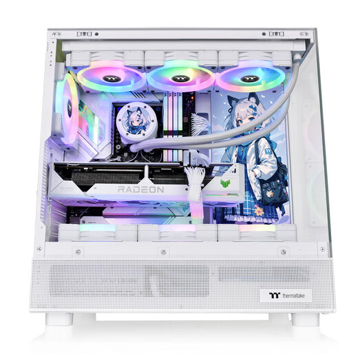 AMD9950X/RTX5080 16G White Magic Dragon game console computer desktop assembly computer host DIY complete machine configuration six 9950X+RTX5070 12G Wantushi 3X