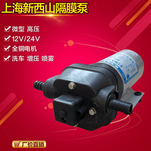 上海微型高压隔膜泵自吸水泵DP-35直流泵12V24v喷雾高压泵 DP3524V带压力开关