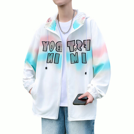 Aoji High School-Schüler Kleidung für Männer im Sommer Ice Seide Schnelltrockne Jungen High School Schülern helle Teenager und Big Children's Atmable Jacket Trend 6629 Grey (einteilige Jacke) Qualität Upgrade M 70-90jin [Jin gleich 0,5 kg]