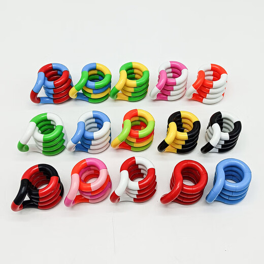 Early education versatile decompression twister tang children's toy winding twist rope le decompression artifact decompression twister 1 random color