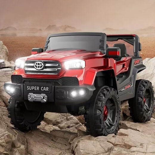 Offroad-Männer und Frauen im Offroad-Fahrzeug mit Allradauto-Fernbedienung Kinderbabys-Kinder-Kinder-Kinder-Kinder-Fahrzeug-Batterie 6-V4.5A*2+ Fernbedienung