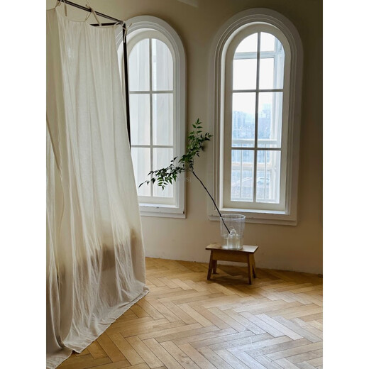 XMSJ Customized Cotton 2025 New Bedroom Bed Curtain Class A Baby Mosquito Net Home Palace Old-fashioned Tie Rope Pure Cotton Warmth 301 Tie Rope Style Cotton Bed Curtain Mosquito Net Single Bed Curtain 1.2 Meter Bed 120*200cm