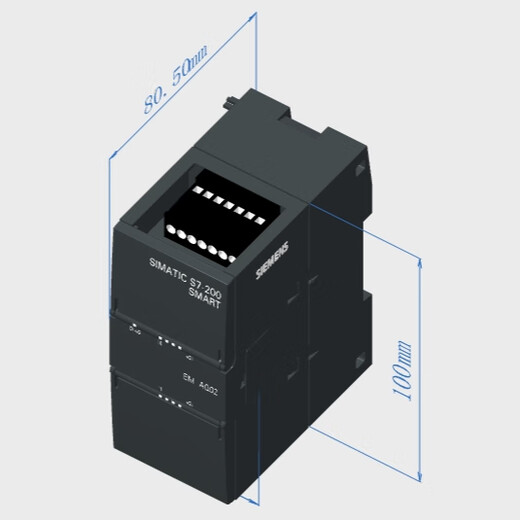 Siemens 6ES72883AQ020AA0 PLC module controller SIMATIC S7-200 SMART, analog output SM AQ02,2 AO, +/-10V,