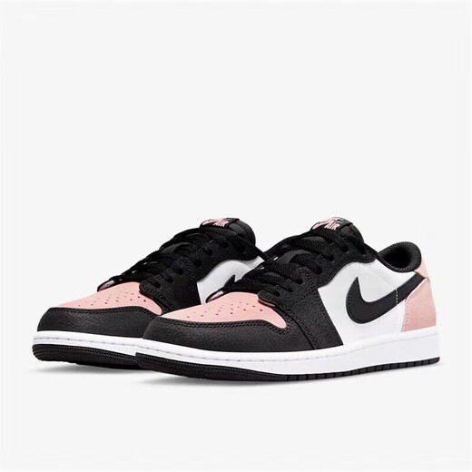 Nike (Nike) Trendy Schuhe Airjordaaj1 Board Shoes Herren Sommer Low Top Atmungsfreies Casual Light Kee-Resistant Sport Basketball Shoes DD1391-602 Retro White und Red 40.5