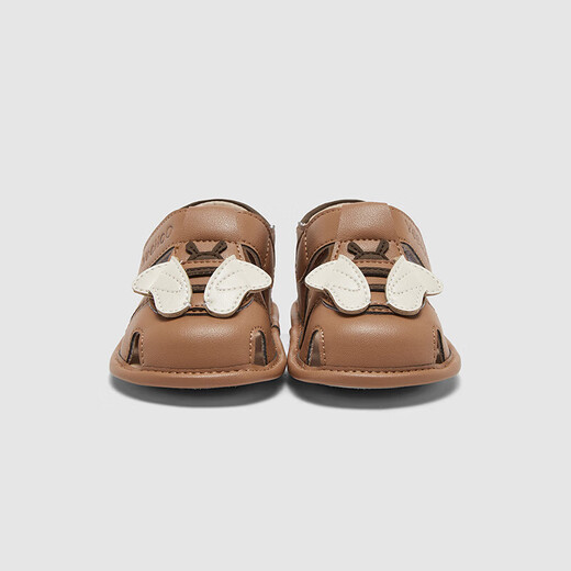 YEEHOO YEEHOO children's shoes breathable boys and girls non-slip front shoes sandals brown 11 95mm recommended foot length 110-115
