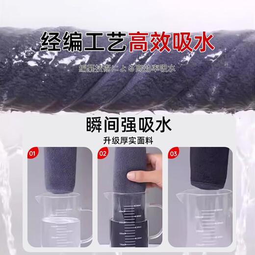 Expert housewife housekeeping cleaning special rag for land reclamation, water absorption, thickening, not easy to shed and leave marks, hygienic table towel, double-sided thickening 40*60cm-20 pieces-wipe clean