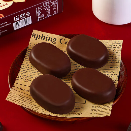 Lotte (Lotte) Südkorea importiert Mini Reiches dunkler Schokoladen -Eis -Eismilch -Eis 15 Stück 342 g/Box -Eis [30 Stück] 1 Schachtel dunkler käsige + 1 Schachtel Milch (684 g)
