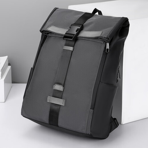 Neue Männer Rucksack Freier Geschäfts Computer Rucksack Trendy Schoolbag wasserdichte Reisetasche große Kapazität Rucksack Männer schwarz