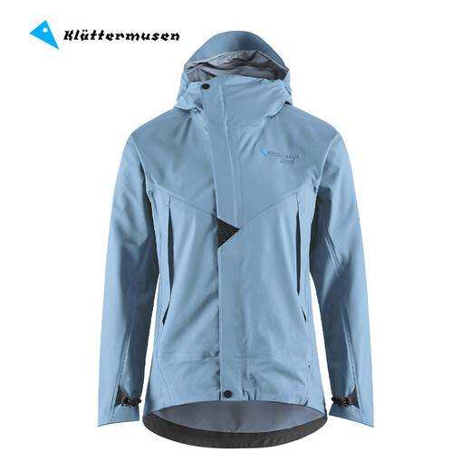 KLATTERMUSEN攀山鼠10651W阿萨神族女款轻量冲锋衣-Asynja Jacket W's 675/Blue Granit（花岗岩蓝） M