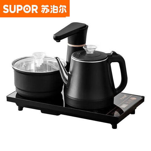 Fully automatic water filling electric kettle embedded self-priming kettle tea bar machine 3720 black automatic water filling-anti-scald water boiling 1ml