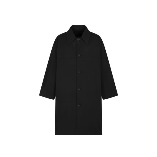 Эскиз мужская осень 2024 Новое поступление ветровка свободная с длинным рукавом с лацканами H Тип 9O8912950 001 Черный S