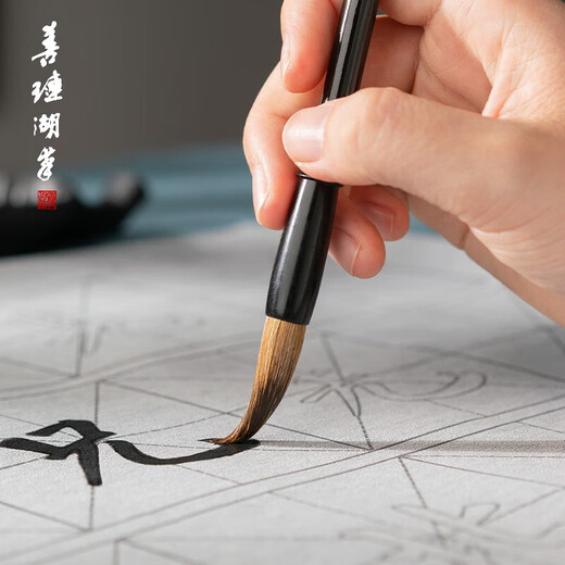 Shanlianhu brush brush 10,000 times water writing cloth pen control training copybook copy calligraphy set beginners entry water writing practice cloth children and adults practice brush calligraphy regular script practice