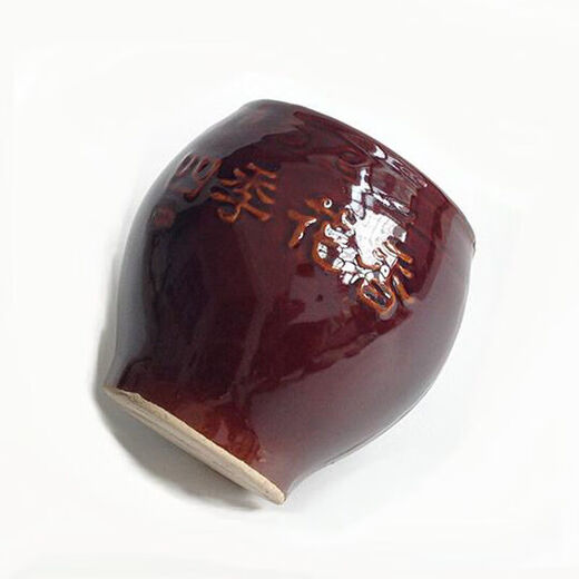 Enshousu ceramic garlic mortar garlic pounder coarse pottery radium bowl garlic paste chili salt home kitchen garlic pounding jar main picture