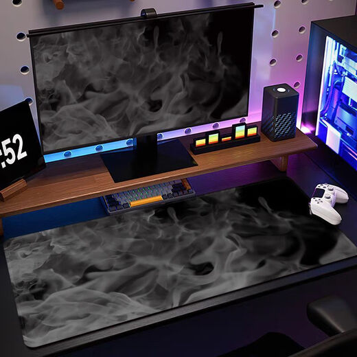 Mat de ratón con Sense Eports E-Sports de escritorio de computadora súper grande para la alfombra de teclado para niños Representante y lavable Mat de ratón ZZ-3893/Llama [80 cm*30 cm de espesor 2 mm]