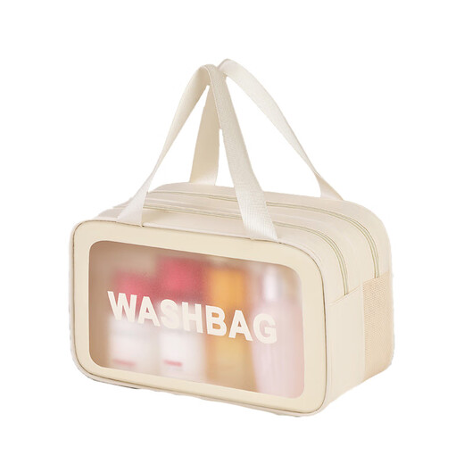 OMANTI toiletry bag dry and wet separation portable large capacity drain double layer cosmetic bag travel toiletries organizing cosmetic bag