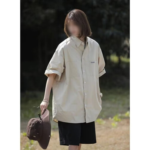 7 hochwertige Hemden für Männer, Sommerfünfviertel-Japaner-Hemden für Männer und Frauen, Lohrlader Casual Dünnschlitzung in Hongkong.